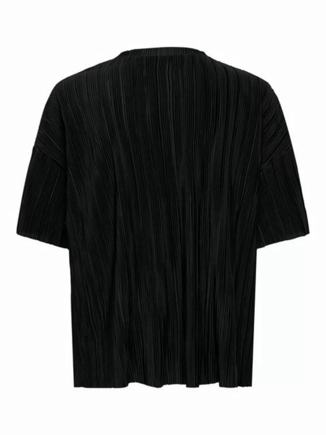 ONLY Shirttop Blusentop Rundhals Kurzarm Regular Fit 7761 in Schwarz günstig online kaufen