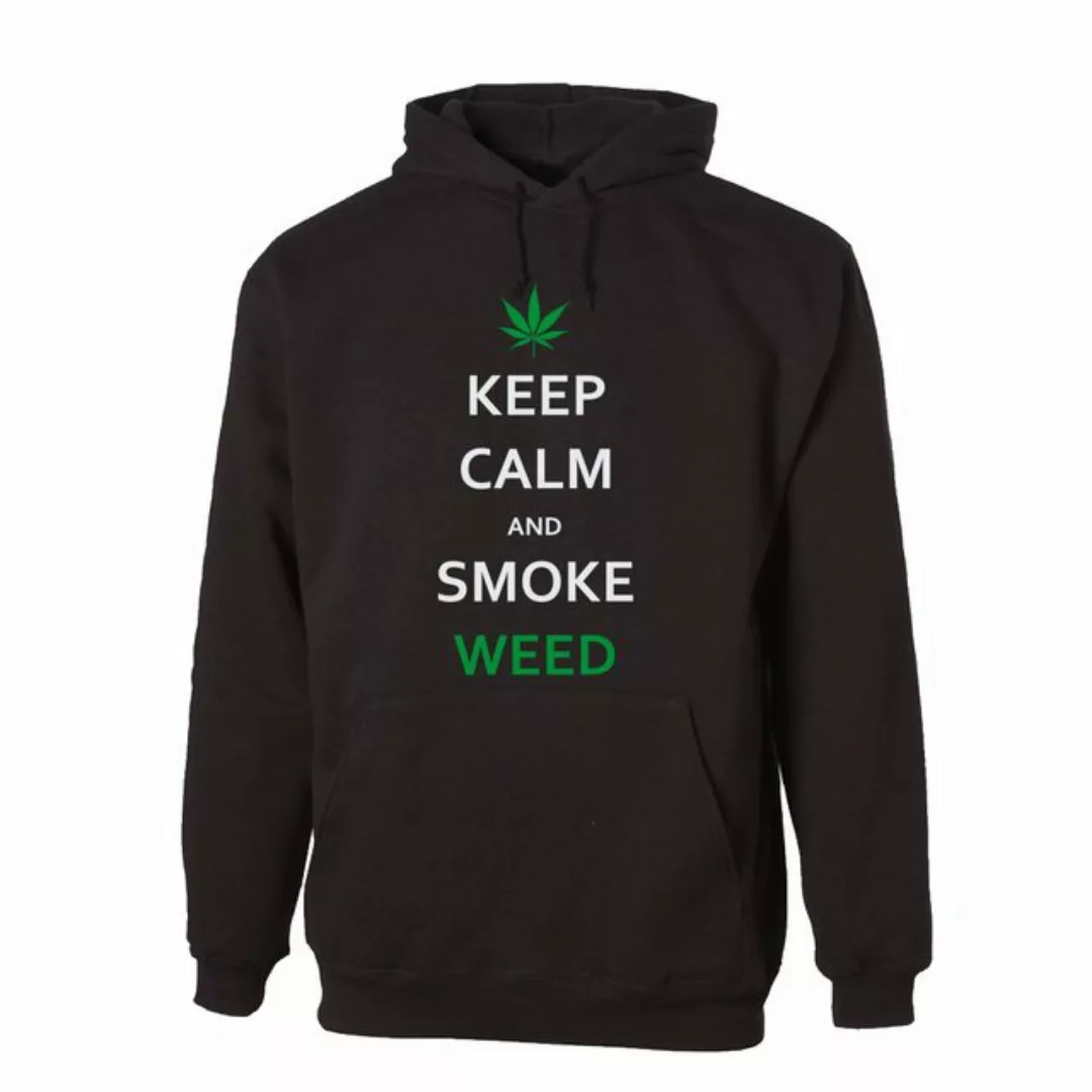 G-graphics Hoodie Keep calm and smoke Weed Unisex, mit Frontprint, mit Spru günstig online kaufen