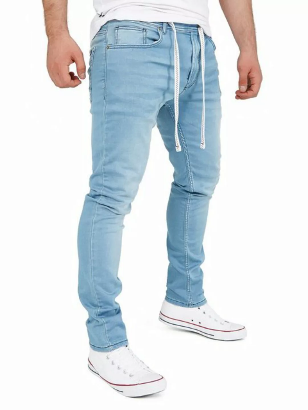 Yazubi Sweatjeans Jogginghose Herren Jogg in Jeans Steve Stretch Hose in Jo günstig online kaufen