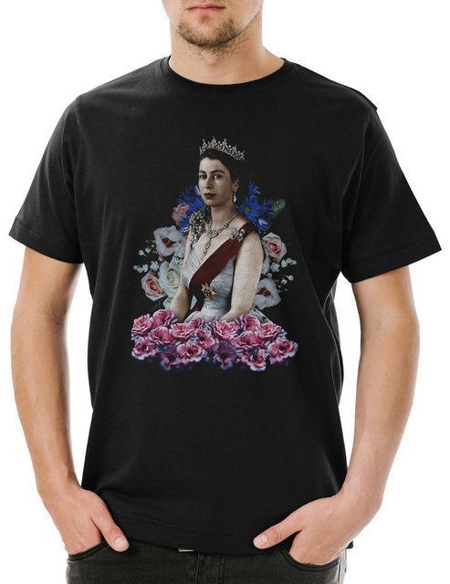 Urban Backwoods Print-Shirt Queen Elizabeth Portrait I Herren T-Shirt Unite günstig online kaufen