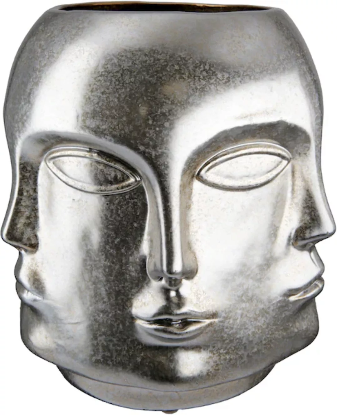 Casablanca by Gilde Tischvase »Crado - Gesicht, Höhe ca. 23 cm«, (1 St.) günstig online kaufen