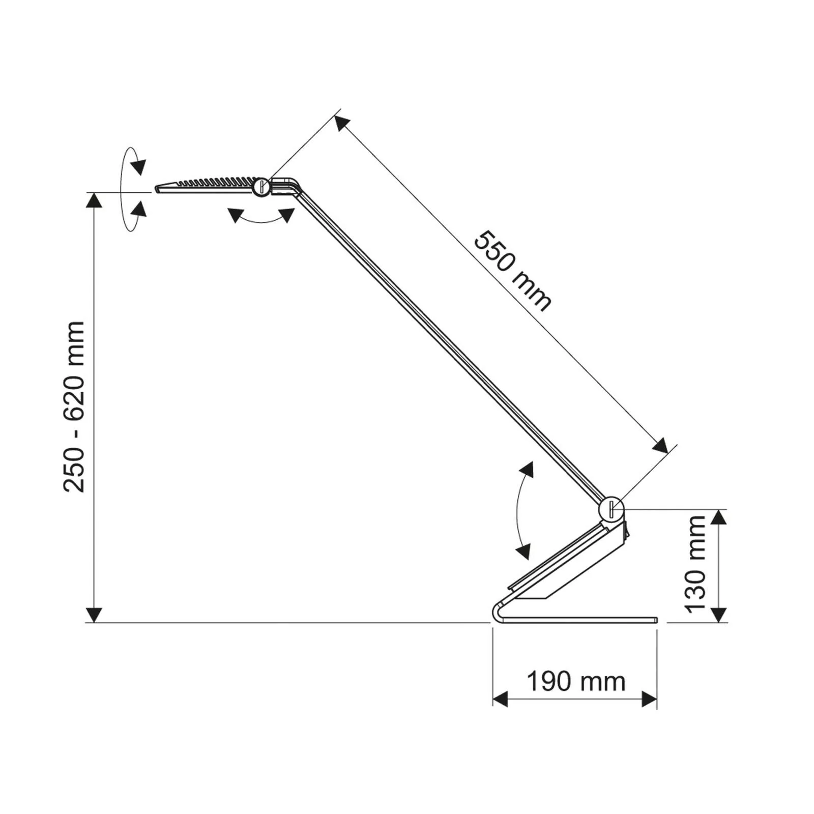 LED-Schreibtischleuchte MAULsolaris, anthrazit günstig online kaufen