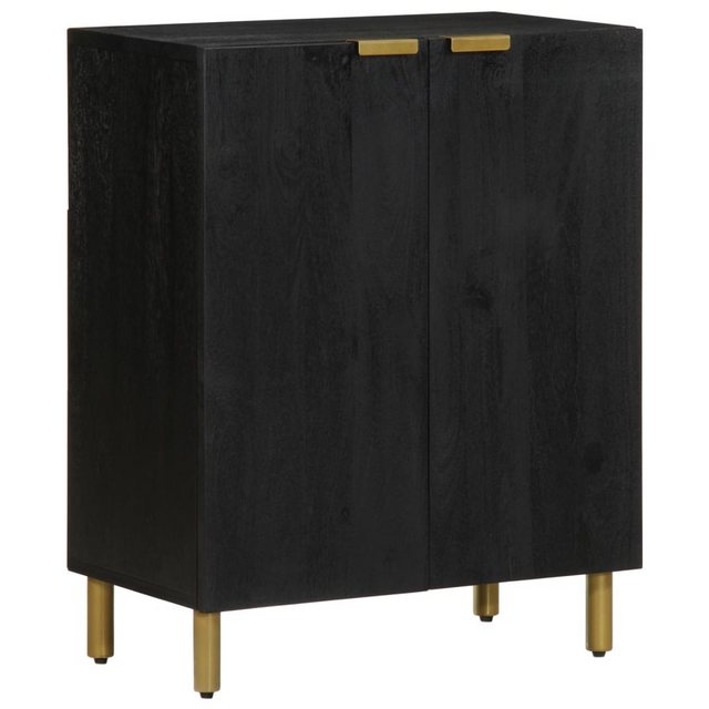 vidaXL Fächerschrank Sideboard Schwarz 60x33x75 cm Holzwerkstoff günstig online kaufen