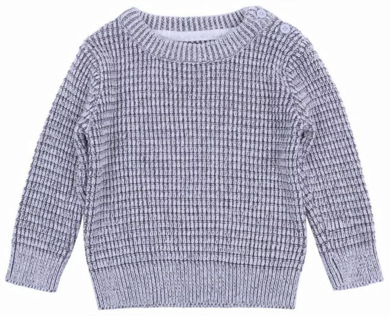 Sarcia.eu Longpullover Grauer Pullover aus Wolle mit Knöpfen 3-6 Monate günstig online kaufen