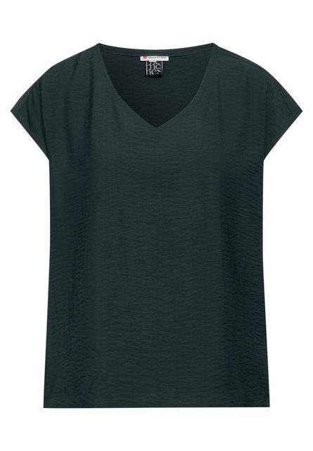 STREET ONE T-Shirt - Damen T-Shirt - V-Ausschnitt, Kurzarm, Softer Material günstig online kaufen