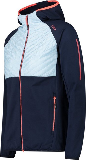 CMP Outdoorjacke WOMAN JACKET FIX HOOD HYBRID N950 BLACK BLUE günstig online kaufen