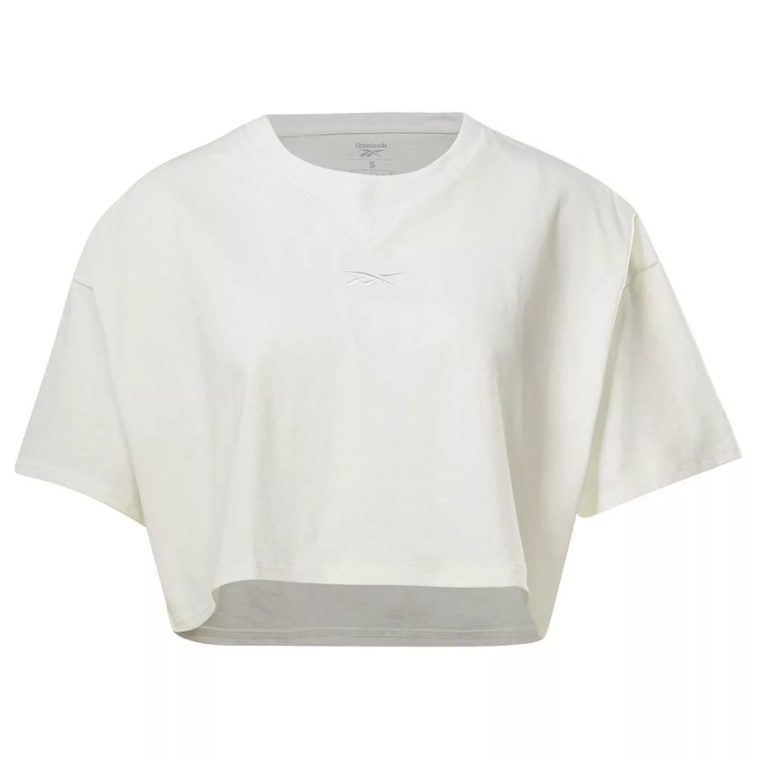 Reebok Studio Cropped Kurzärmeliges T-shirt L Chalk günstig online kaufen