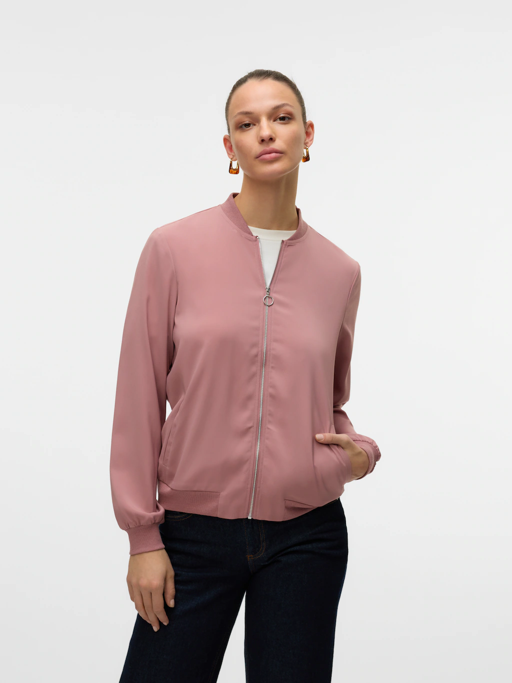 Vero Moda Bomberjacke "VMCOCO L/S BOMBER", in modisch kurzer Form günstig online kaufen