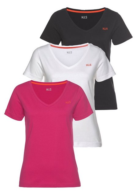 H.I.S T-Shirt Essential-Basics (Spar-Set, 3er-Pack) günstig online kaufen