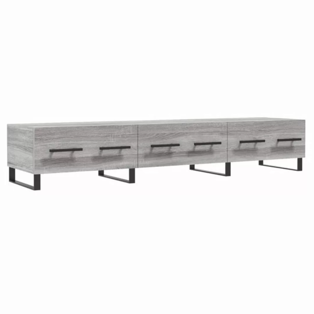 furnicato TV-Schrank Grau Sonoma 150x36x30 cm Holzwerkstoff (1-St) günstig online kaufen