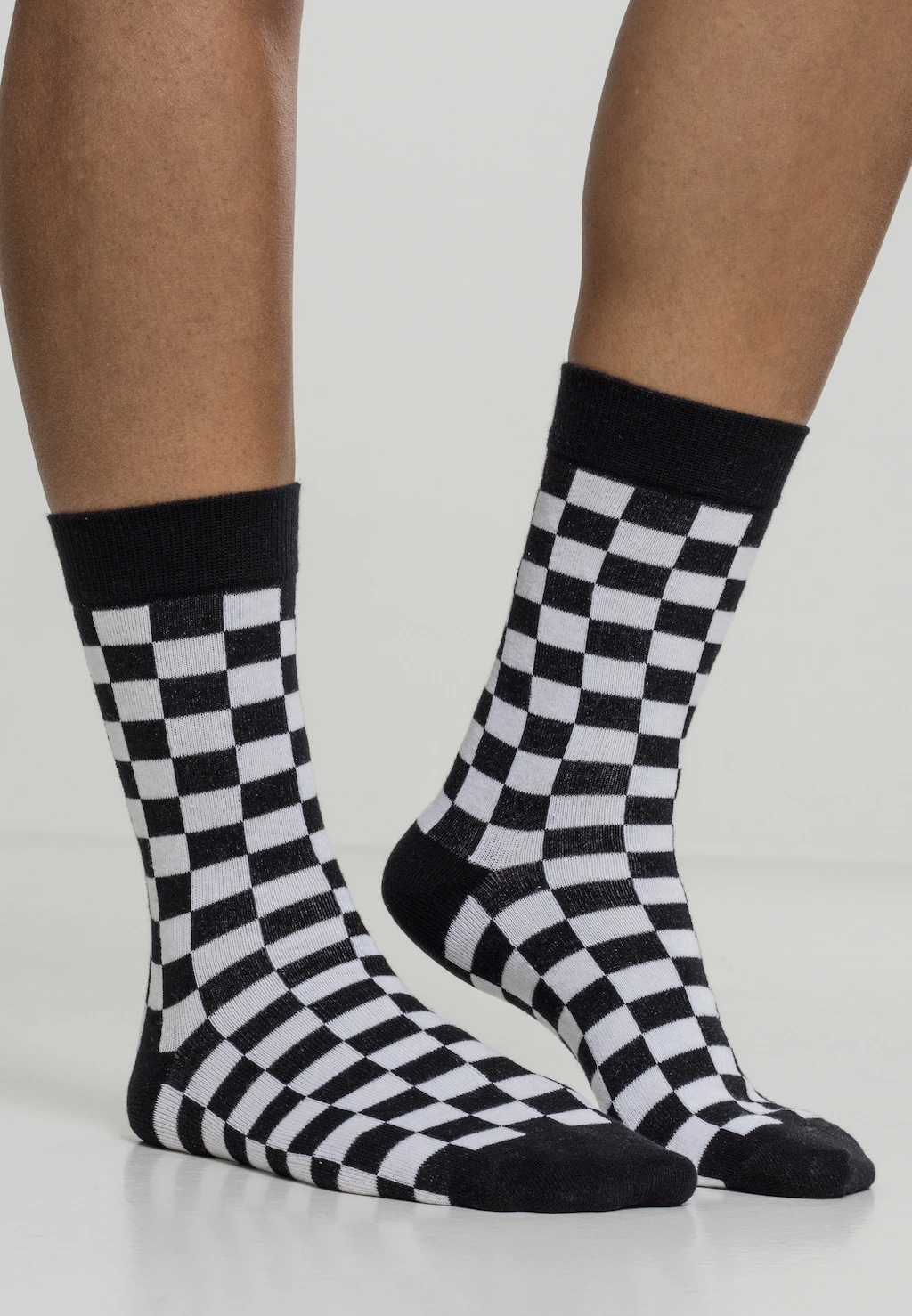 URBAN CLASSICS Basicsocken "Urban Classics Accessoires Checker Socks 2-Pack günstig online kaufen