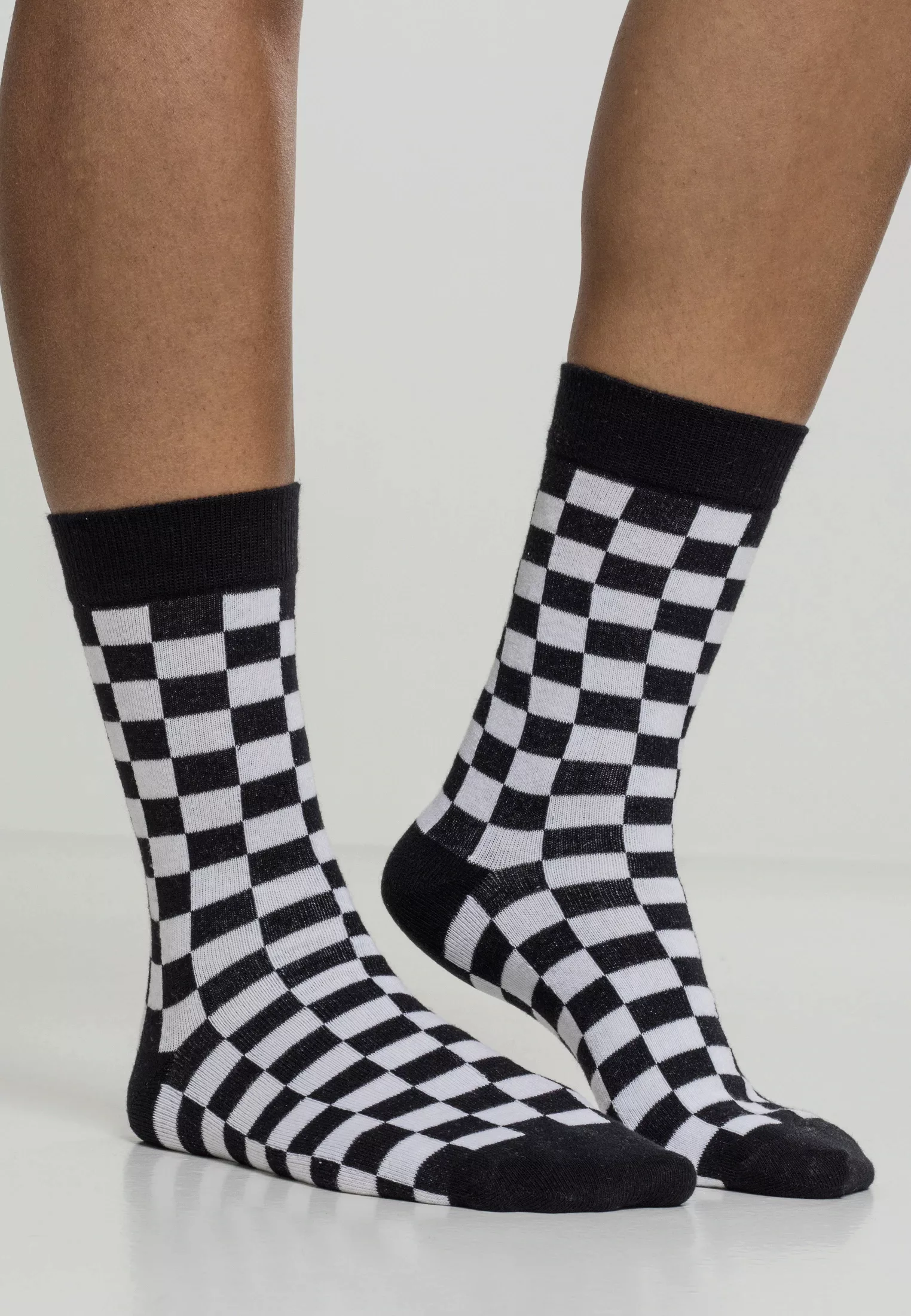 URBAN CLASSICS Strümpfe "Urban Classics Accessoires Checker Socks 2-Pack", günstig online kaufen