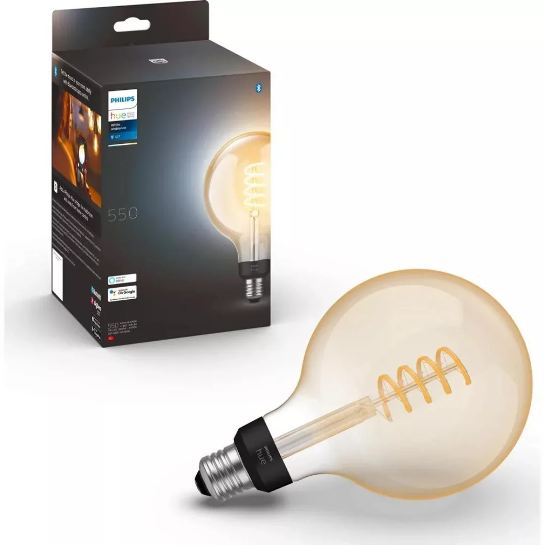Philips Hue E27 7W LED-Lampe Giant Globe Filament günstig online kaufen