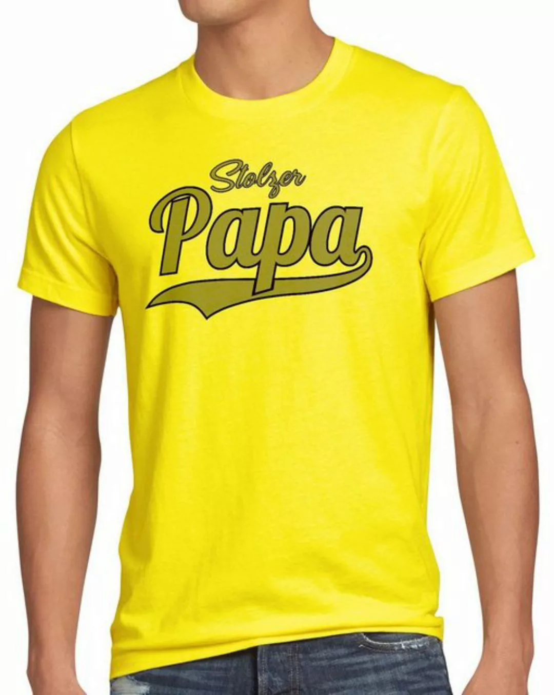 style3 T-Shirt Stolzer Papa Vater Dad Spruchshirt Funshirt Vatertag Fun bes günstig online kaufen