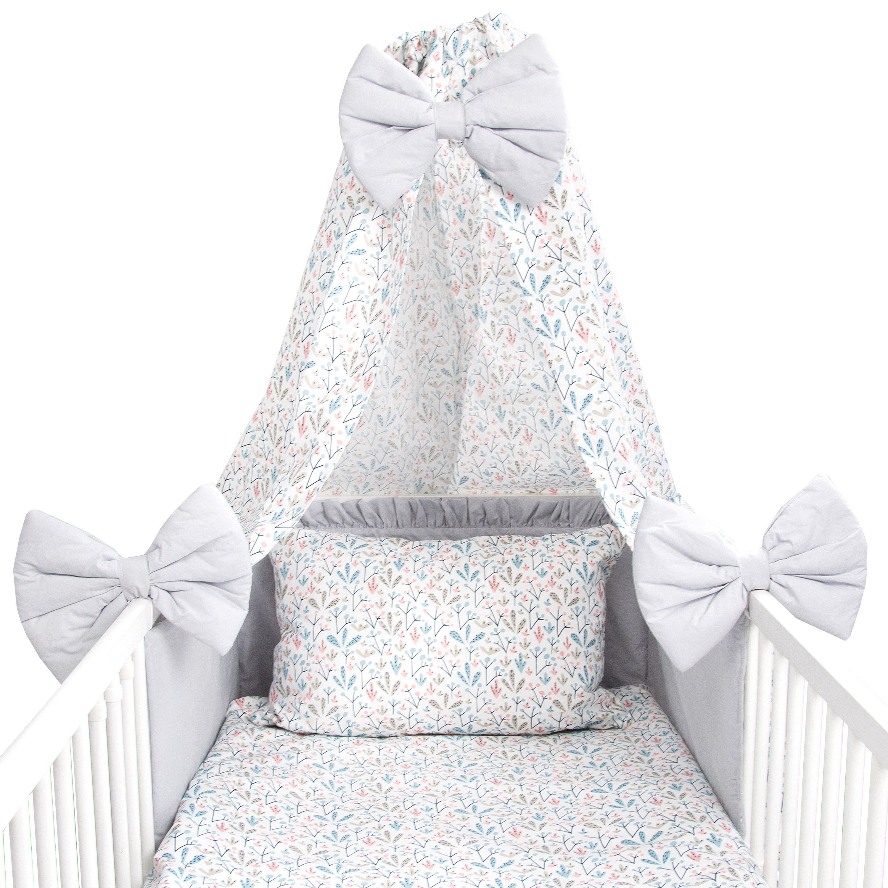 Amilian Babybettwäsche Set 7-teilig - Bettwäsche günstig online kaufen