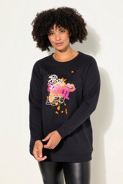 Angel of Style Sweatshirt Sweatshirt gerade geschnitten Kussmund günstig online kaufen