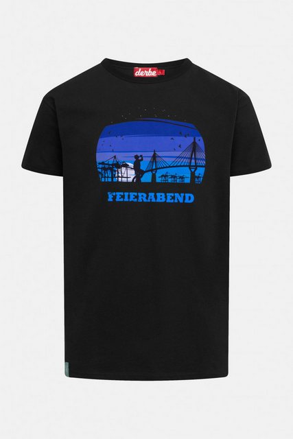 Derbe Print-Shirt FeierNacht Herren T-Shirt (1-tlg) günstig online kaufen