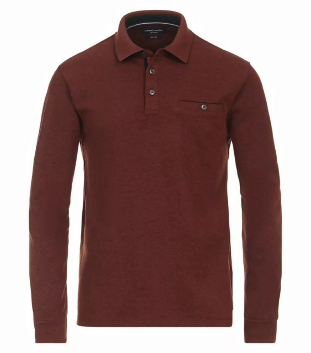 CASAMODA Poloshirt Polo-Shirt Langarm gestreift günstig online kaufen