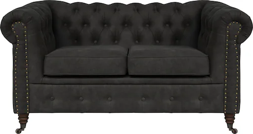 Home affaire Chesterfield-Sofa "Aarburg", aufwändige Knopfheftung und Ziern günstig online kaufen