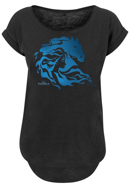 F4NT4STIC T-Shirt Disney Frozen 2 Nokk Wassergeist Pferd Silhouette Print günstig online kaufen