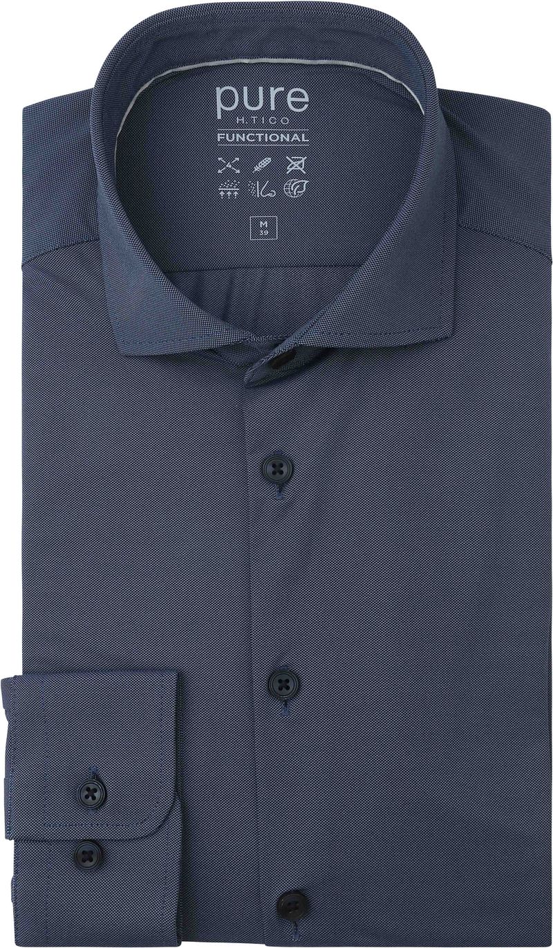 Pure Shirt Navy - Größe 43 günstig online kaufen