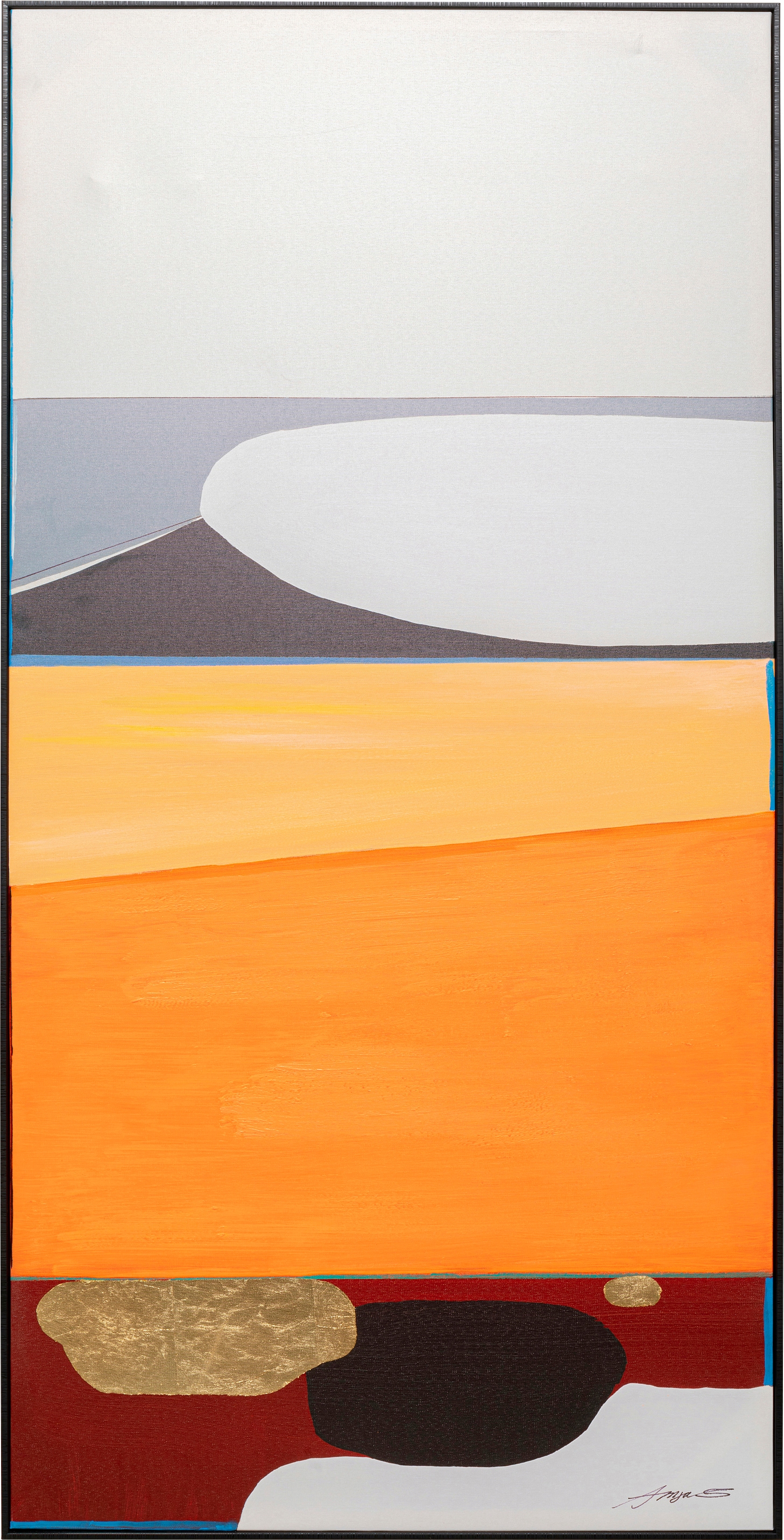Kare Design Bild mit Rahmen »Gerahmtes Bild Abstract Shapes« günstig online kaufen