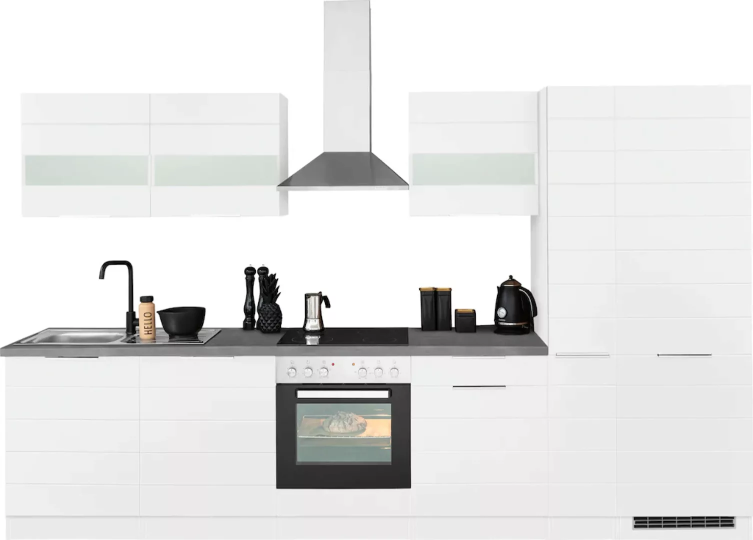 KOCHSTATION Küchenzeile "KS-Luhe", 330 cm breit, wahlweise mit oder ohne E- günstig online kaufen