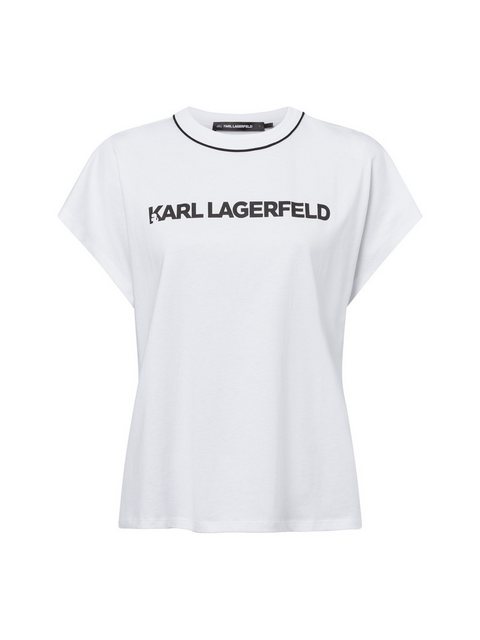 KARL LAGERFELD T-Shirt Logo Piping günstig online kaufen