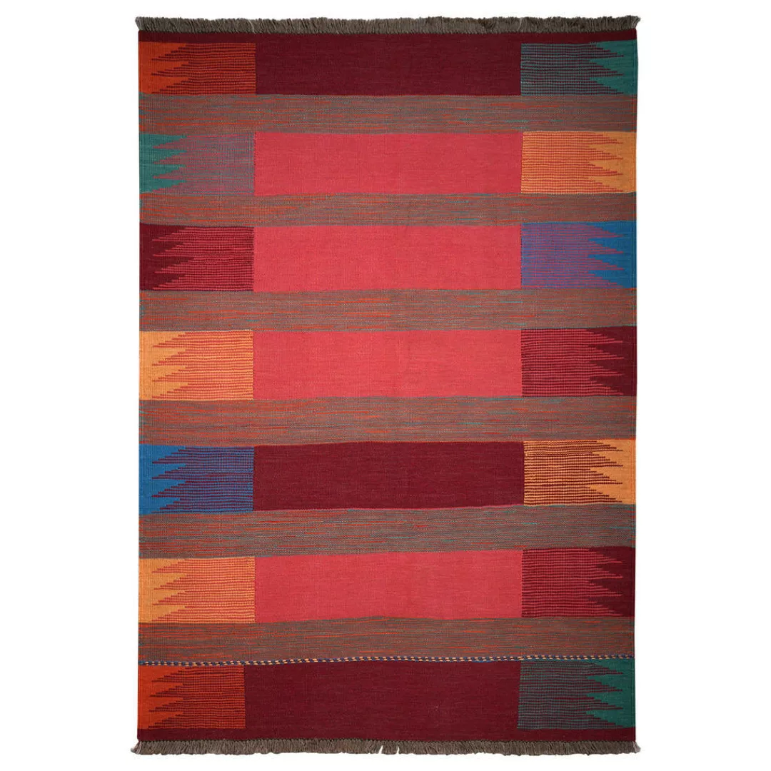 PersaTepp Teppich Kelim Gashgai multicolor B/L: ca. 129x184 cm günstig online kaufen