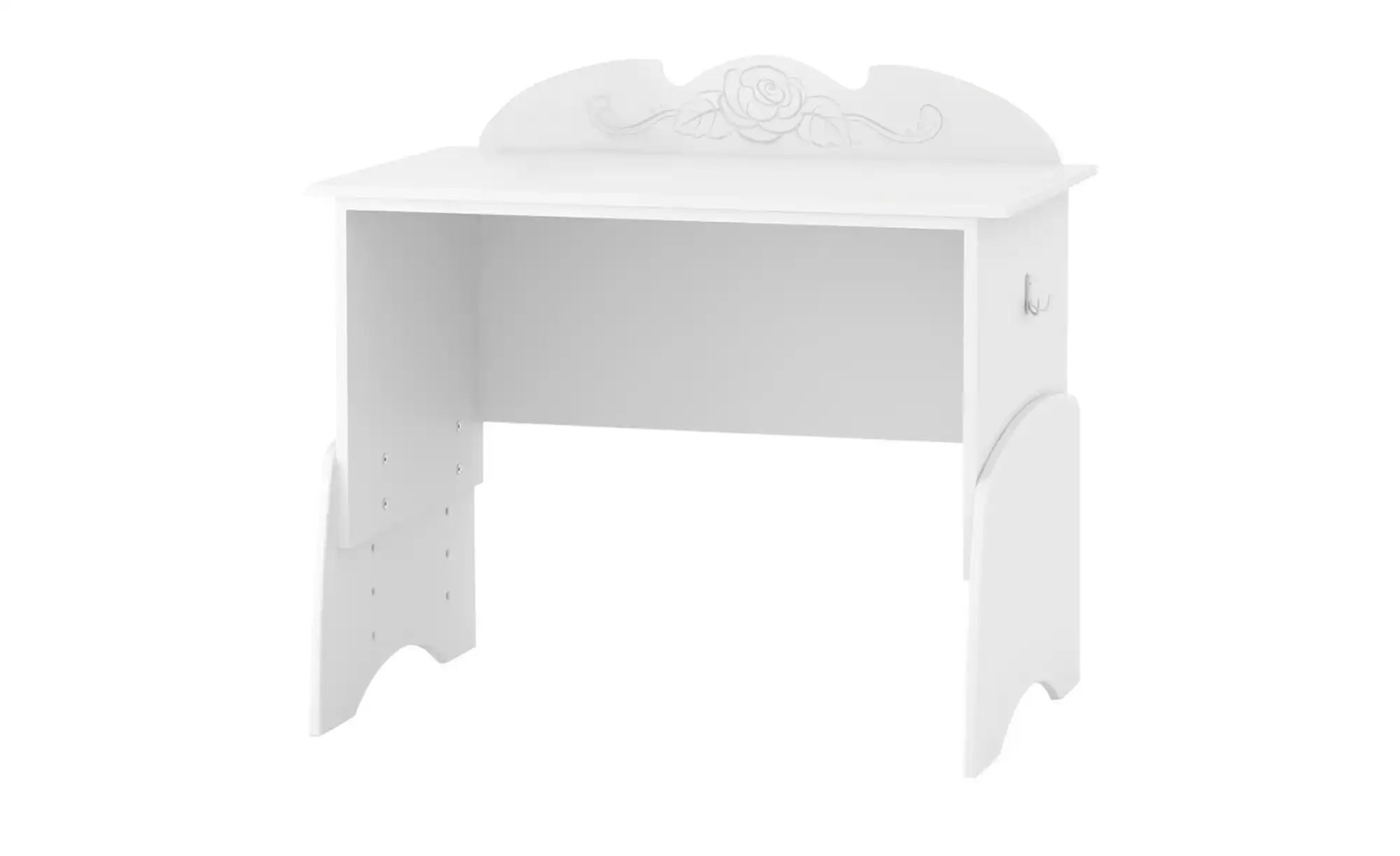 Schreibtisch  Bianco Fiori ¦ weiß ¦ Maße (cm): B: 100 H: 76,6 Kindermöbel > günstig online kaufen