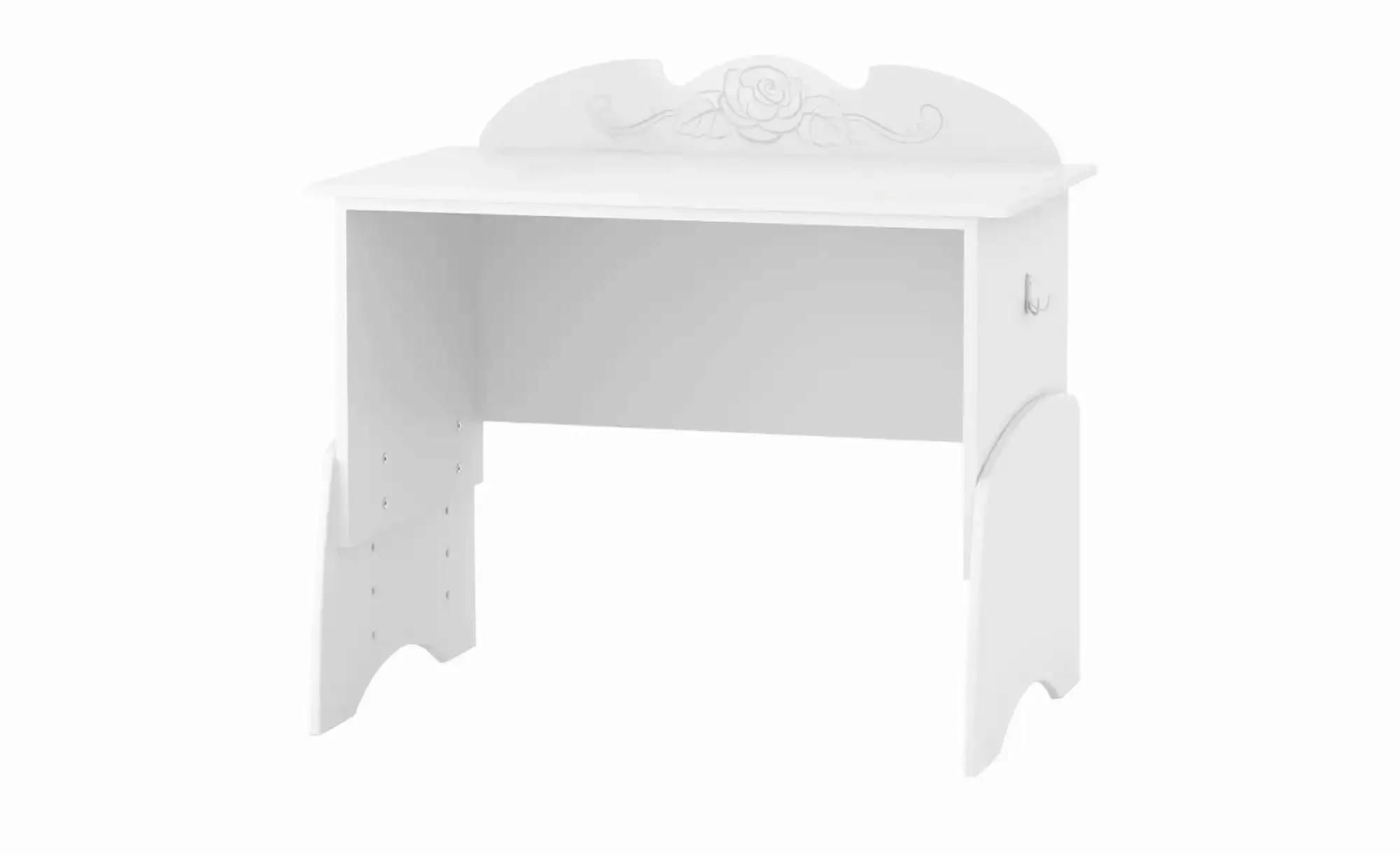 Schreibtisch  Bianco Fiori ¦ weiß ¦ Maße (cm): B: 100 H: 76,6 Kindermöbel > günstig online kaufen