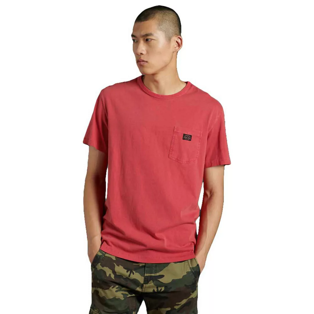 Superdry Gmt Dye Nyc Box Fit Kurzarm T-shirt S Rouge Red günstig online kaufen