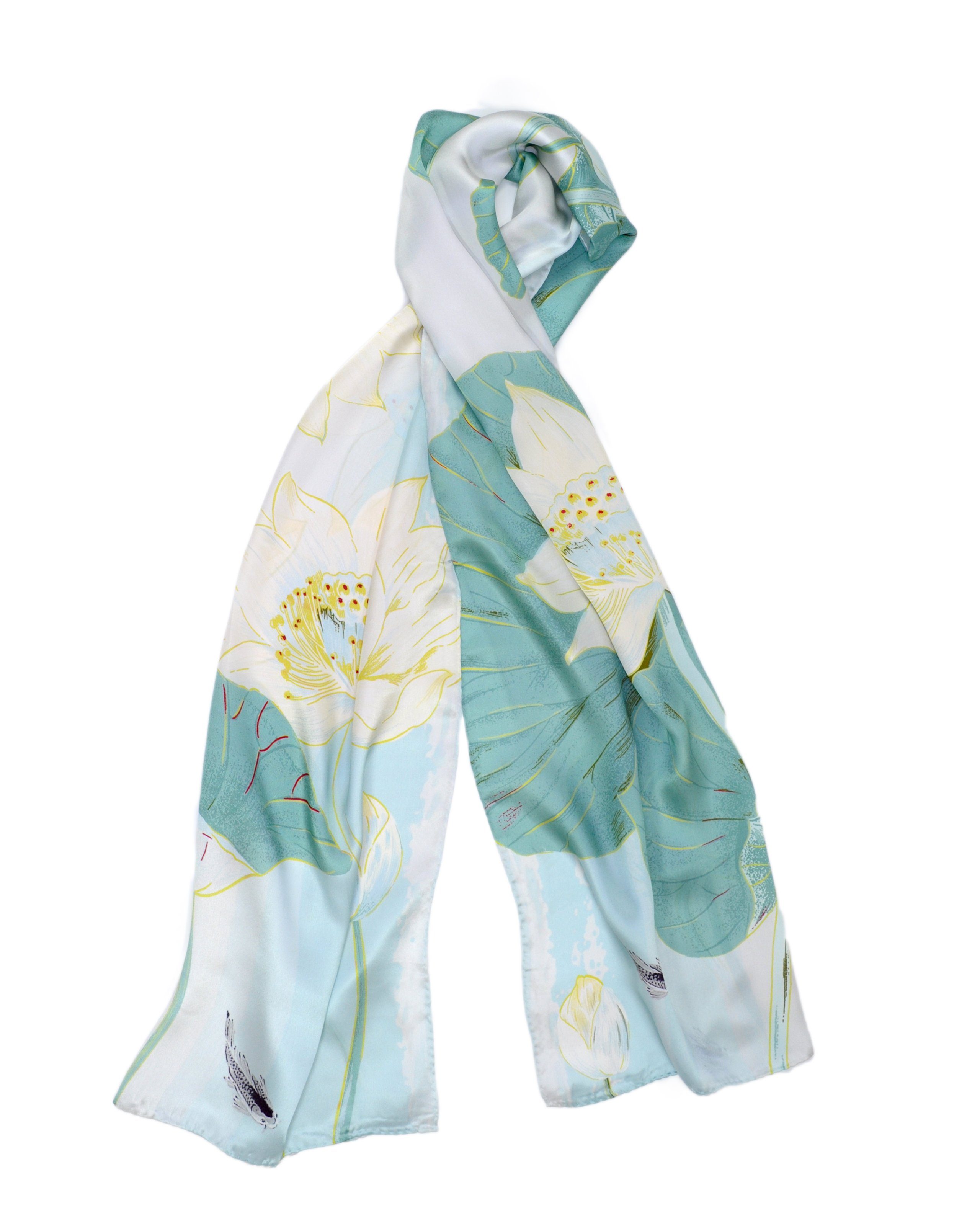 MayTree Seidenschal Lotus, 55 x 175 günstig online kaufen