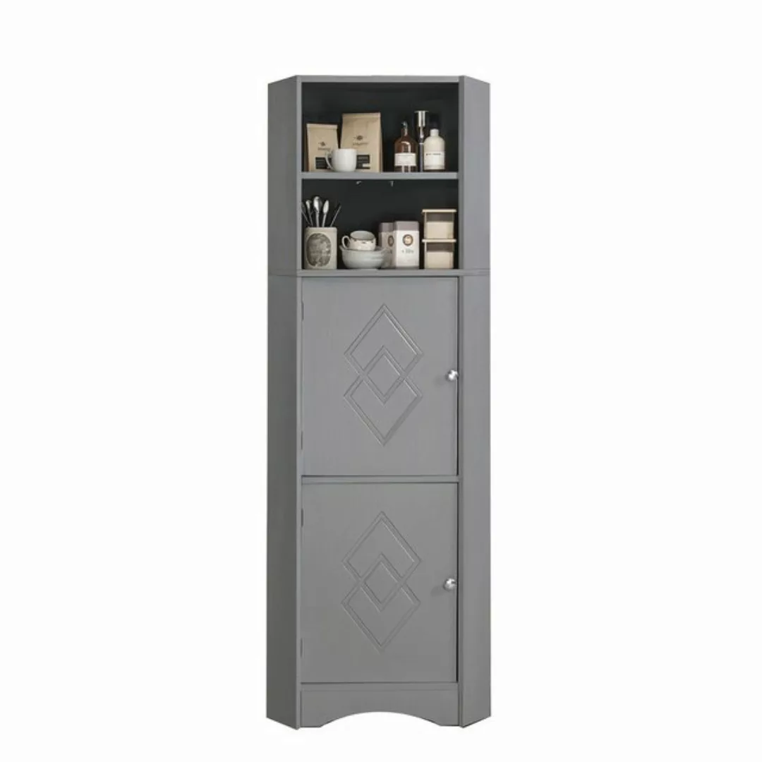 Fine Life Pro Eckschrank Badschrank, Badmöbel, Eckschrank mit zwei Ablagefä günstig online kaufen