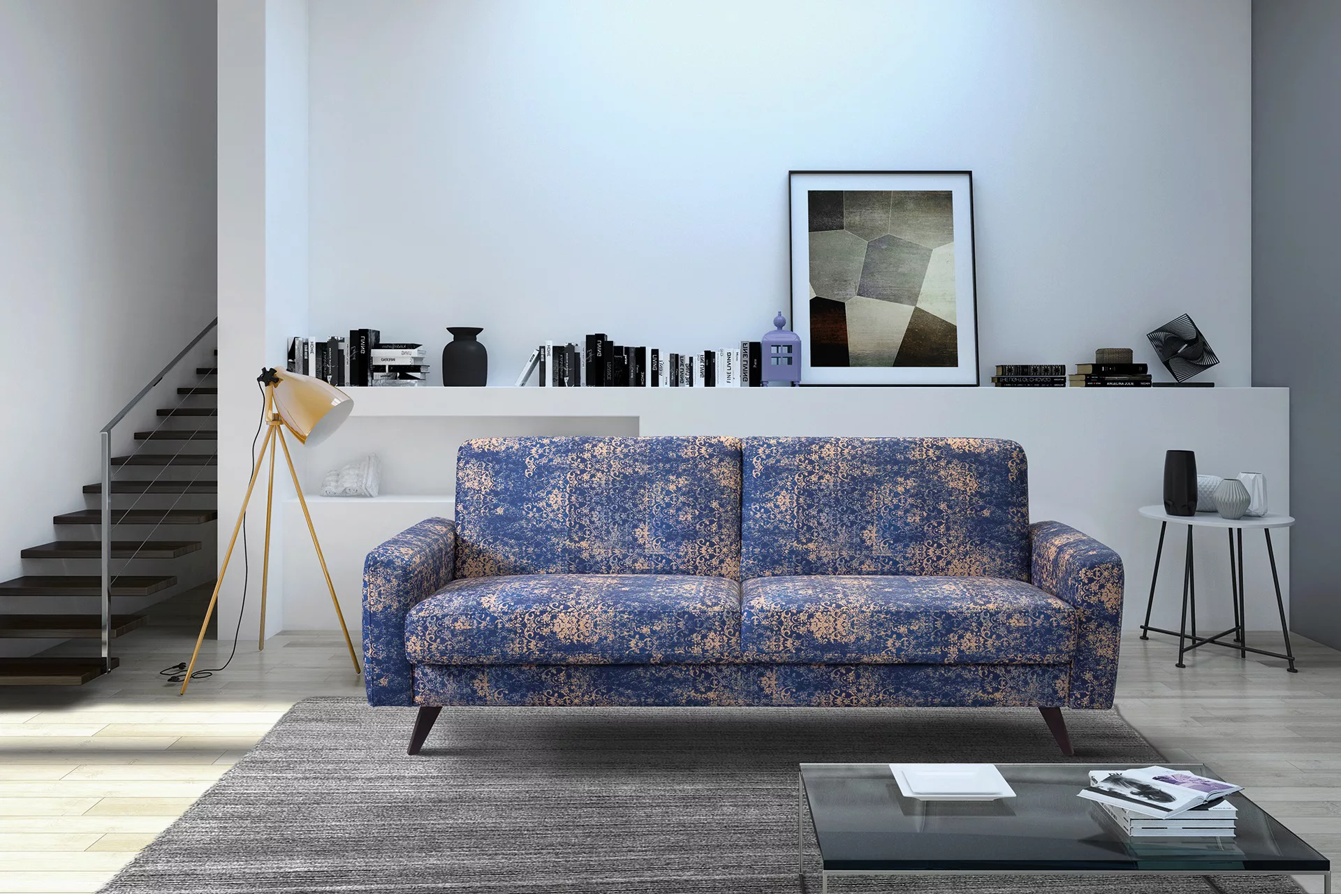 exxpo - sofa fashion 3-Sitzer »Side, trendiger Bezugsstoff, toller Sitz- un günstig online kaufen