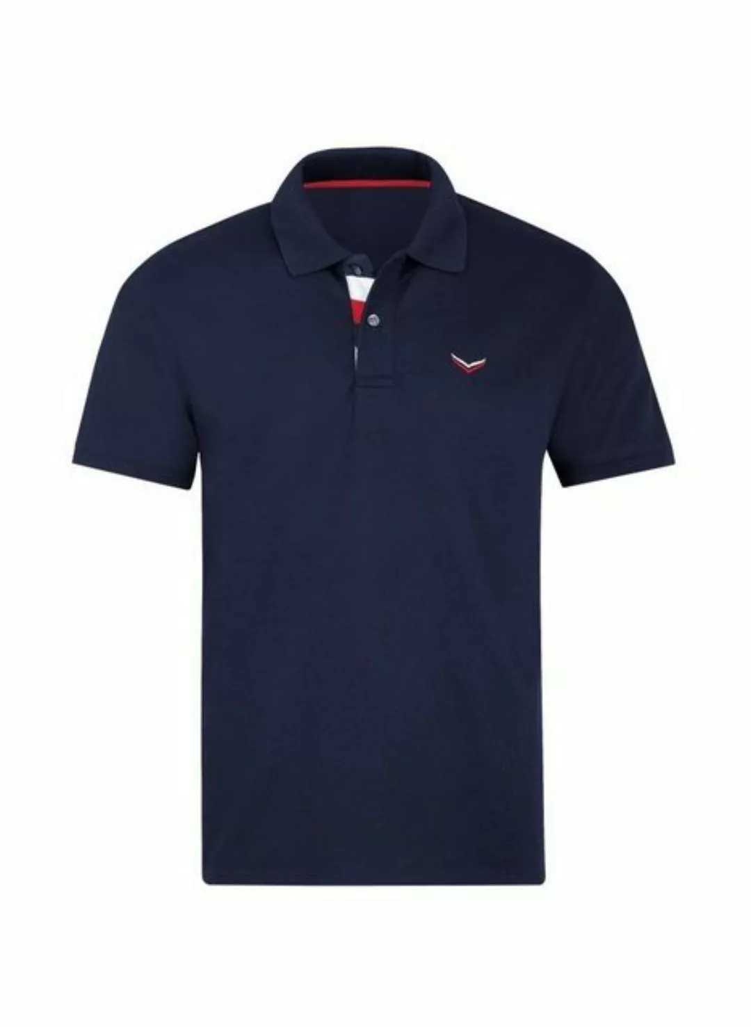 Trigema Poloshirt TRIGEMA Poloshirt mit dreifarbiger Knopfleiste (1-tlg) günstig online kaufen