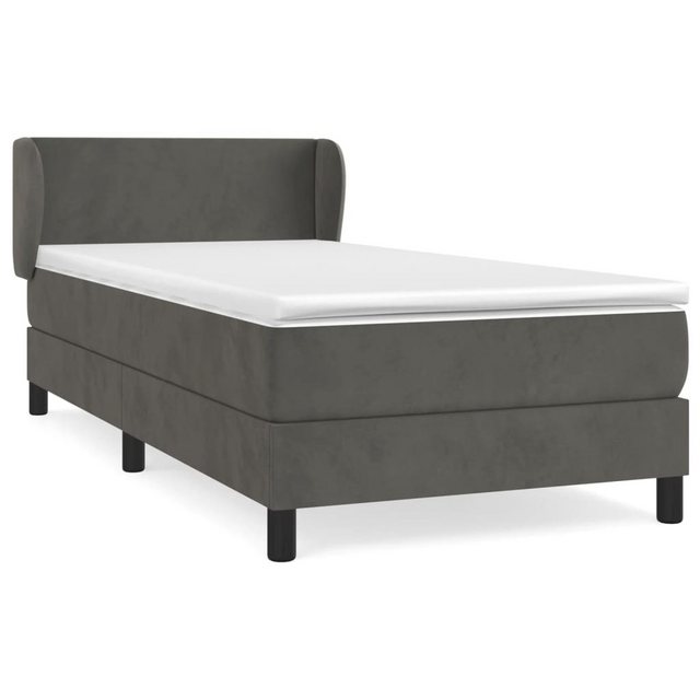 vidaXL Boxspringbett Bett Boxspringbett mit Matratze & Topper Samt verschie günstig online kaufen