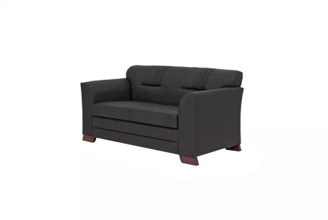 JVmoebel Sofa Schwarzer Zweisitzer Moderne Office Möbel Polster Sofas, 1 Te günstig online kaufen