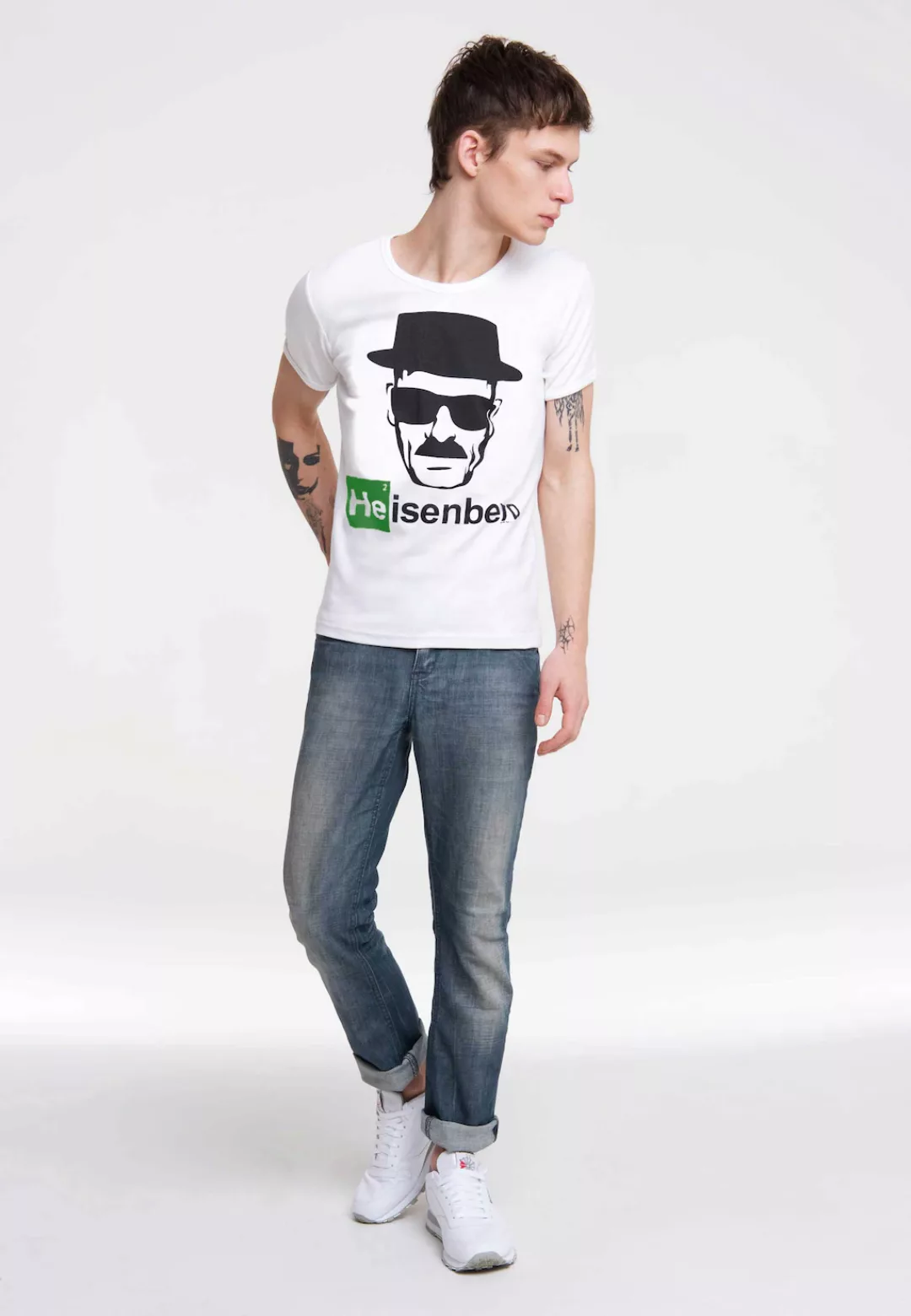 LOGOSHIRT T-Shirt "Heisenberg", mit coolem Heisenberg-Print günstig online kaufen