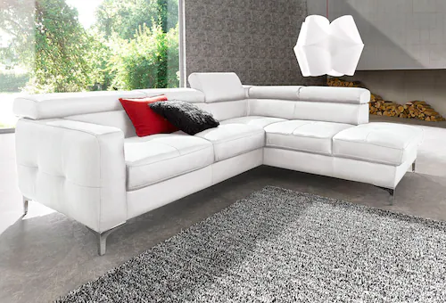 COTTA Polstergarnitur »Sammy L-Form«, (Set), Set bestehend aus: Ecksofa mit günstig online kaufen