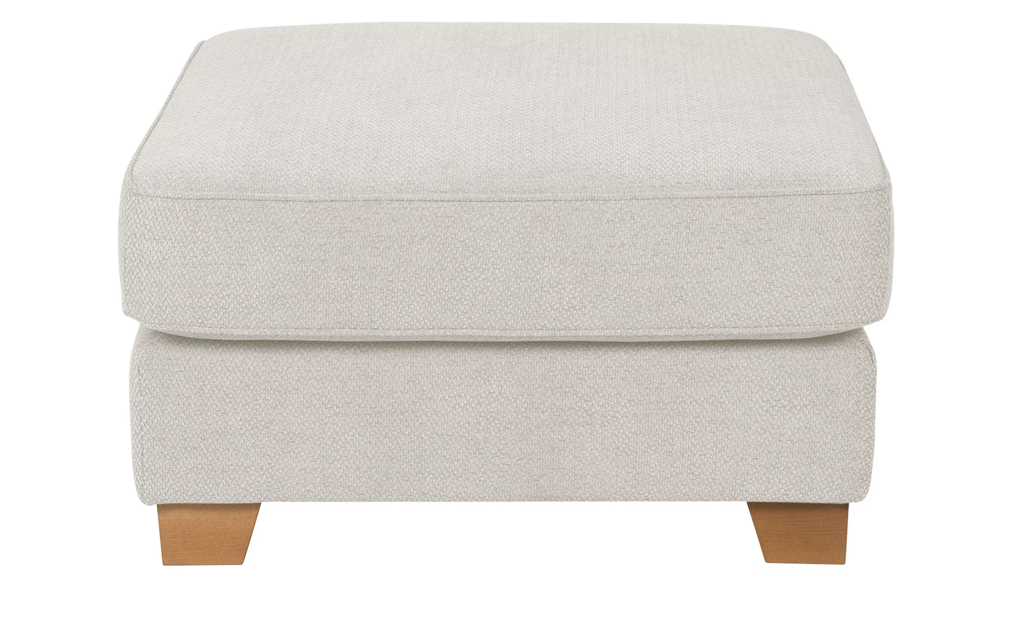 SOHO Hocker  Franka ¦ weiß ¦ Maße (cm): B: 75 H: 42 T: 62.0 Polstermöbel > günstig online kaufen