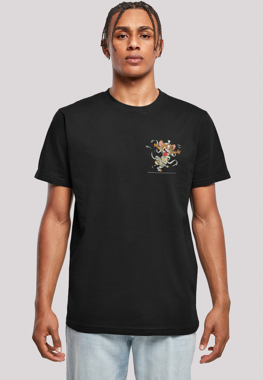 F4NT4STIC T-Shirt "Tom und Jerry Faux Pocket Mummy Jerry", Print günstig online kaufen