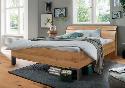 WIEMANN Futonbett "Monaco, 4-fache Liegehöhenverstellung", mit stilvollem H günstig online kaufen