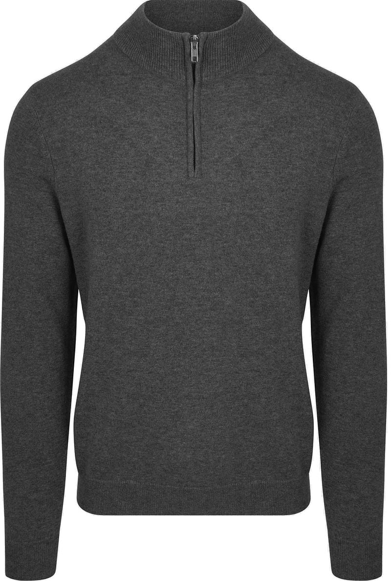 Steppin' Out Half Zip Pullover Merinowolle Anthrazit - Größe XXL günstig online kaufen