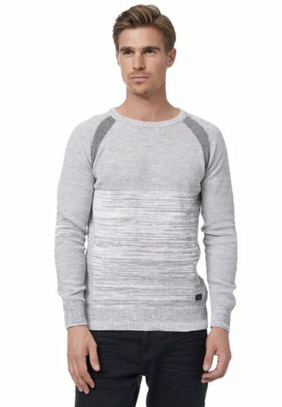 Rusty Neal Strickpullover RUSTY NEAL Knitwear im sportiven Stil günstig online kaufen