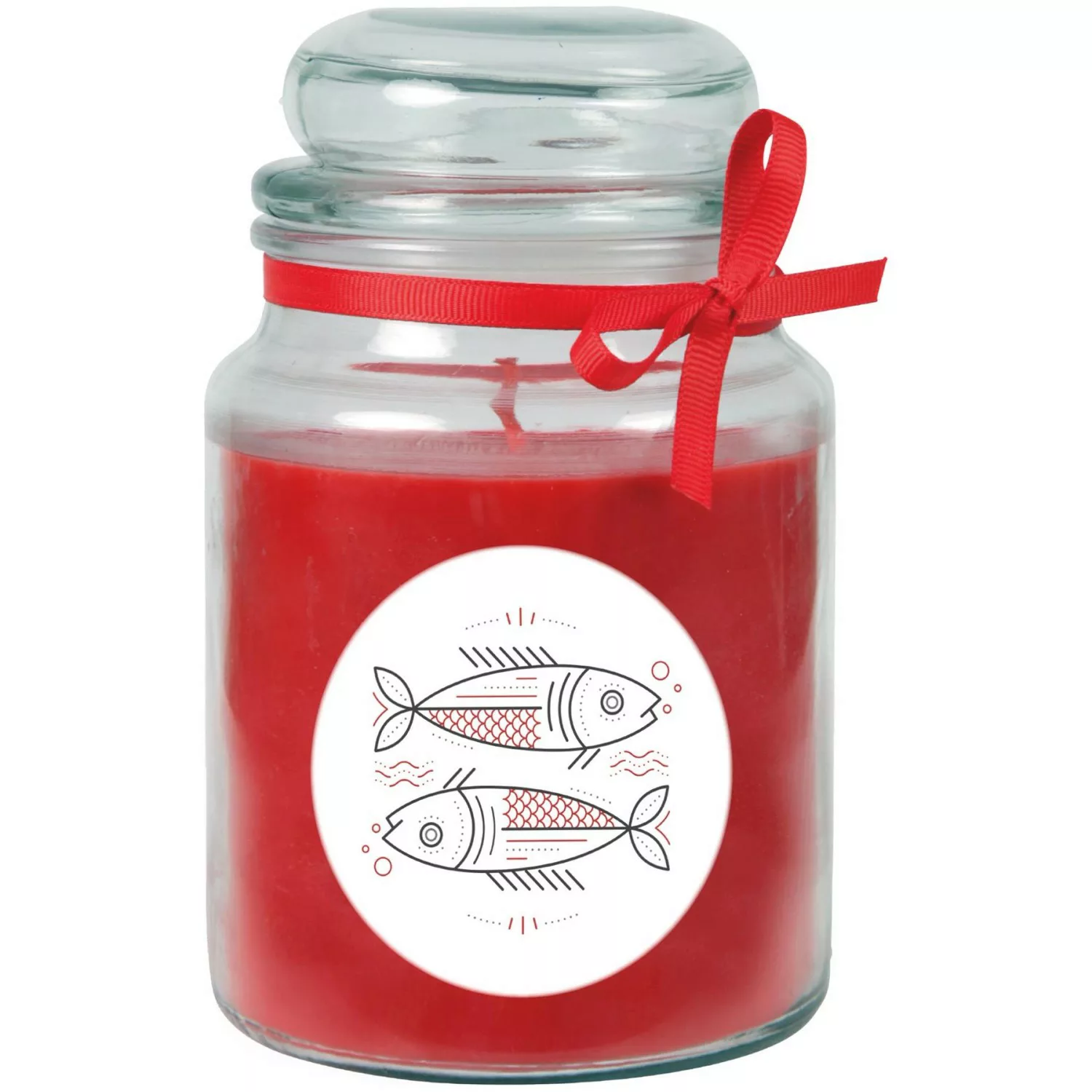 HS Candle Duftkerze & Glas Sternzeichen Rose 110 Stunden Fische günstig online kaufen