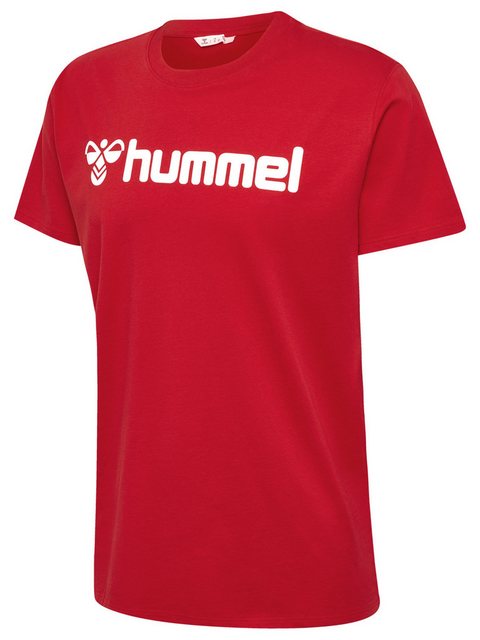 hummel T-Shirt T-Shirt Regular Fit Stretch Rundhalsausschnitt Logo 7928 in günstig online kaufen