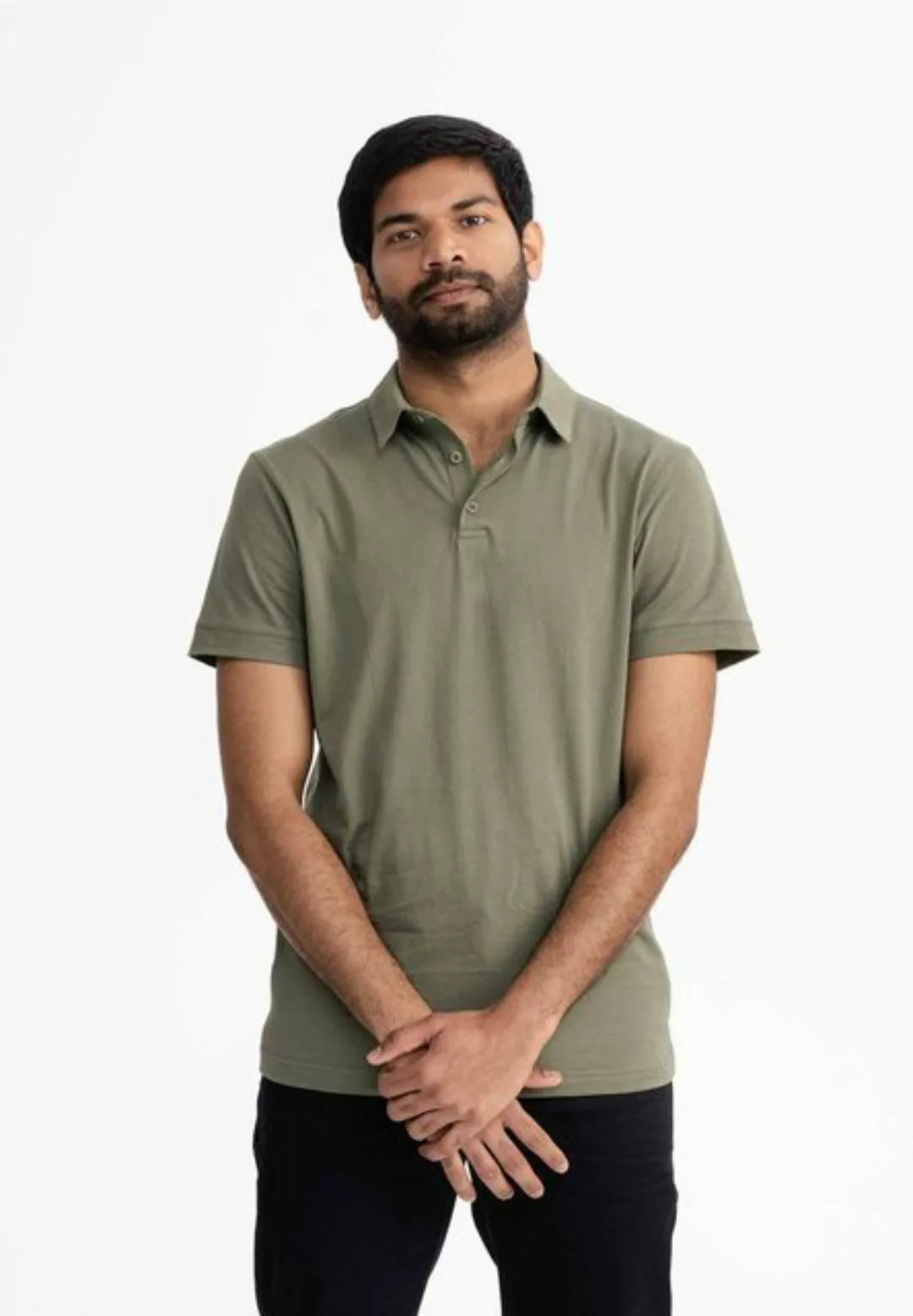 MELA Poloshirt Poloshirt JASPAL kurze Knopfleiste günstig online kaufen