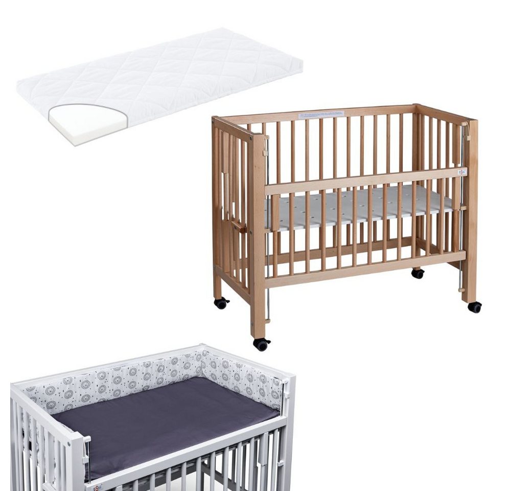 tiSsi® Babybett Sophie inkl. Matratze und Nestchen günstig online kaufen