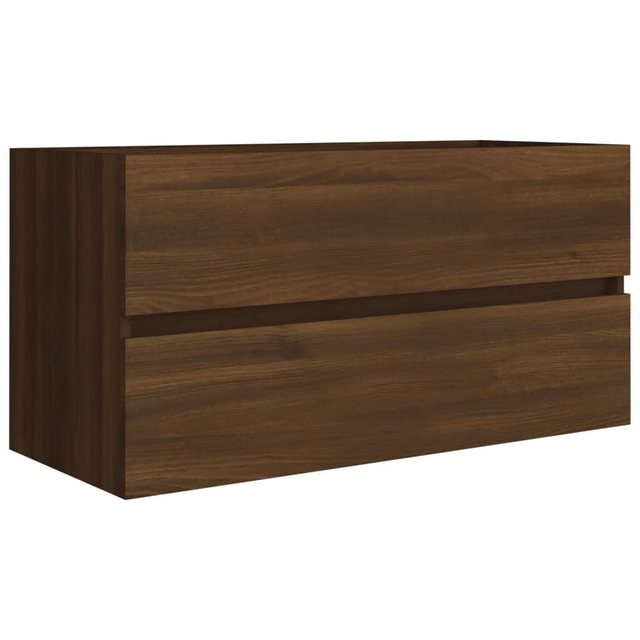 vidaXL Waschbeckenunterschrank Waschbeckenschrank Braun Eiche 90x38,5x45 cm günstig online kaufen